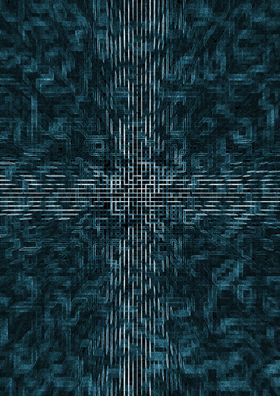 科技感线性海报图片