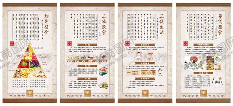 编号：90183211021359408230【酷图网】源文件下载-老年餐厅食堂健康饮食挂图