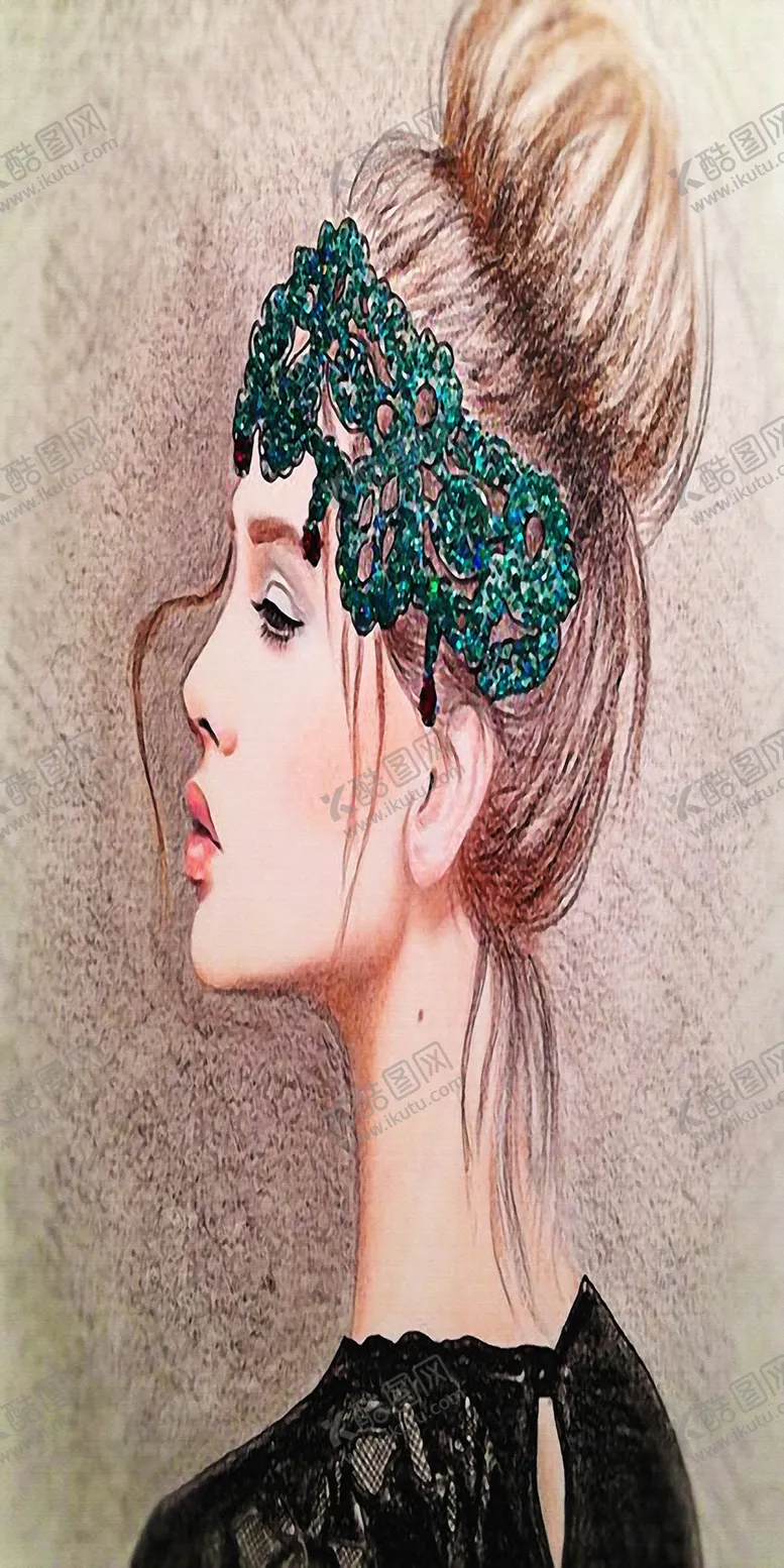 编号：12907505030424301749【酷图网】源文件下载-美女装饰画