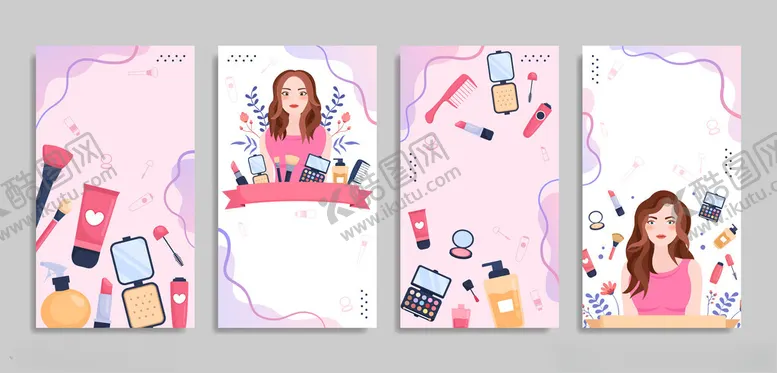 编号：65858004061541288988【酷图网】源文件下载-女孩美妆海报