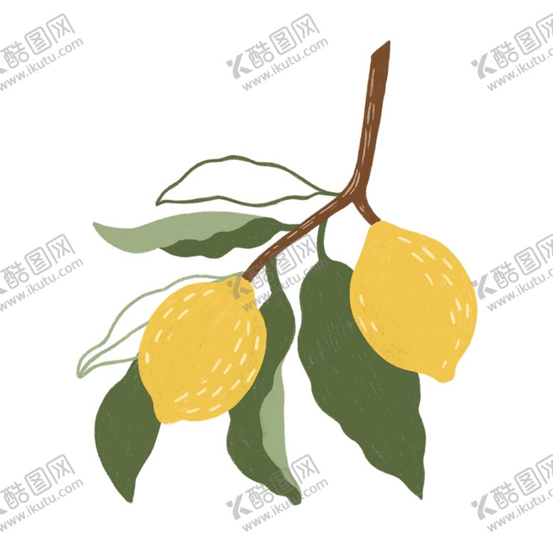 编号：63882706252338019780【酷图网】源文件下载-手绘柠檬PNG免抠
