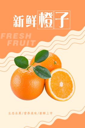 橙子海报