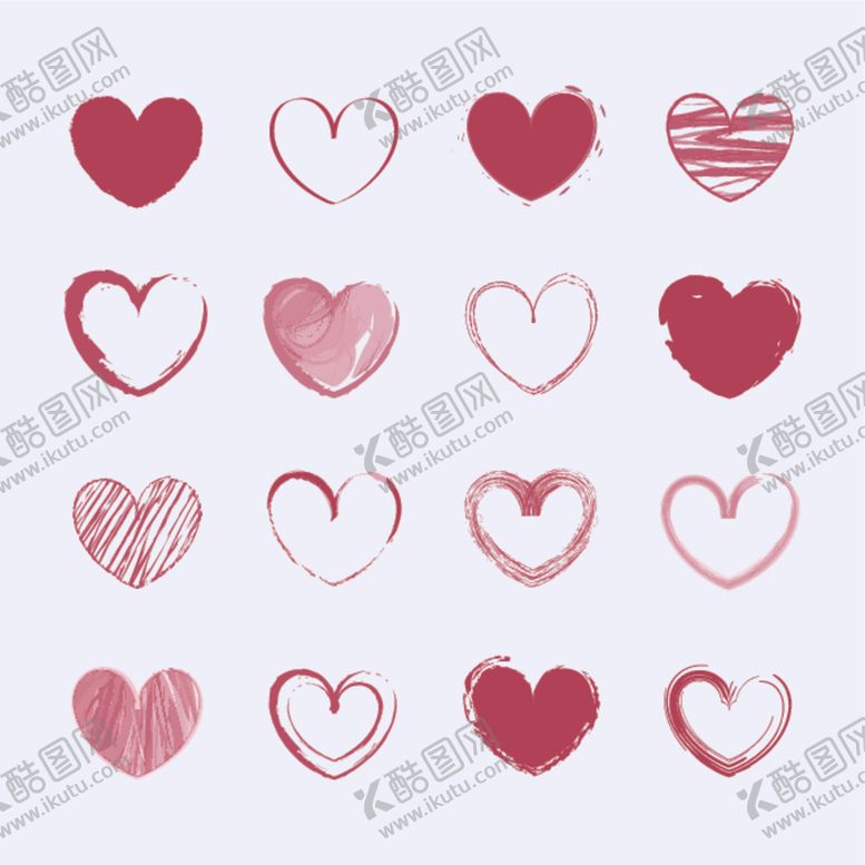 编号：85794606290120187636【酷图网】源文件下载-心形LOVE婚庆情人节