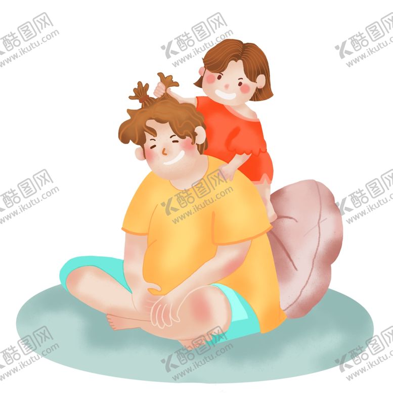 编号：99407210121346487367【酷图网】源文件下载-父亲节插画