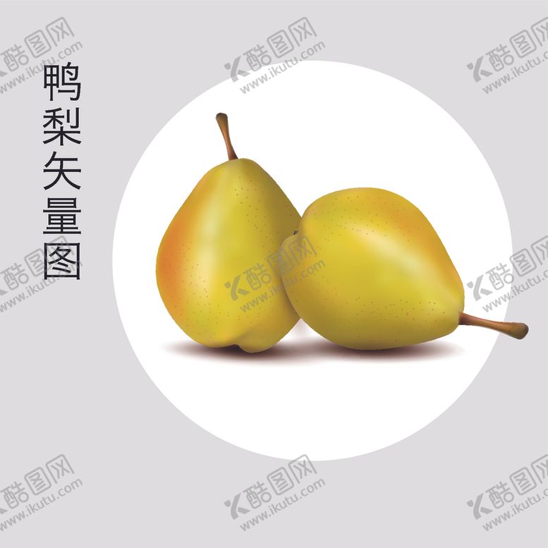编号：38559606280917102409【酷图网】源文件下载-手绘梨香梨鸭梨