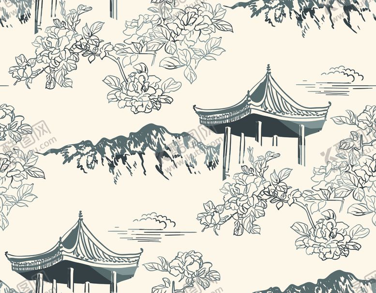 编号：48495505041618353870【酷图网】源文件下载-亭子