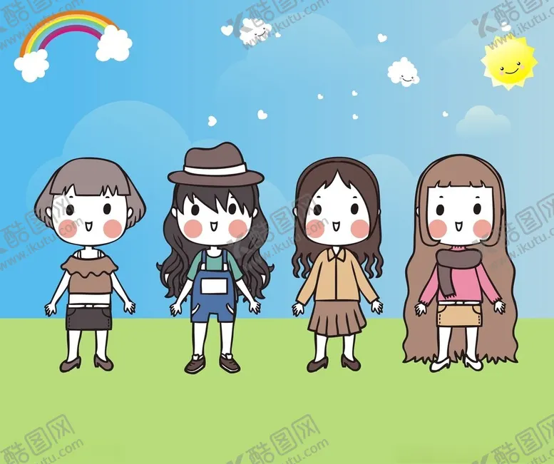 编号：21474102070103535079【酷图网】源文件下载-矢量小朋友