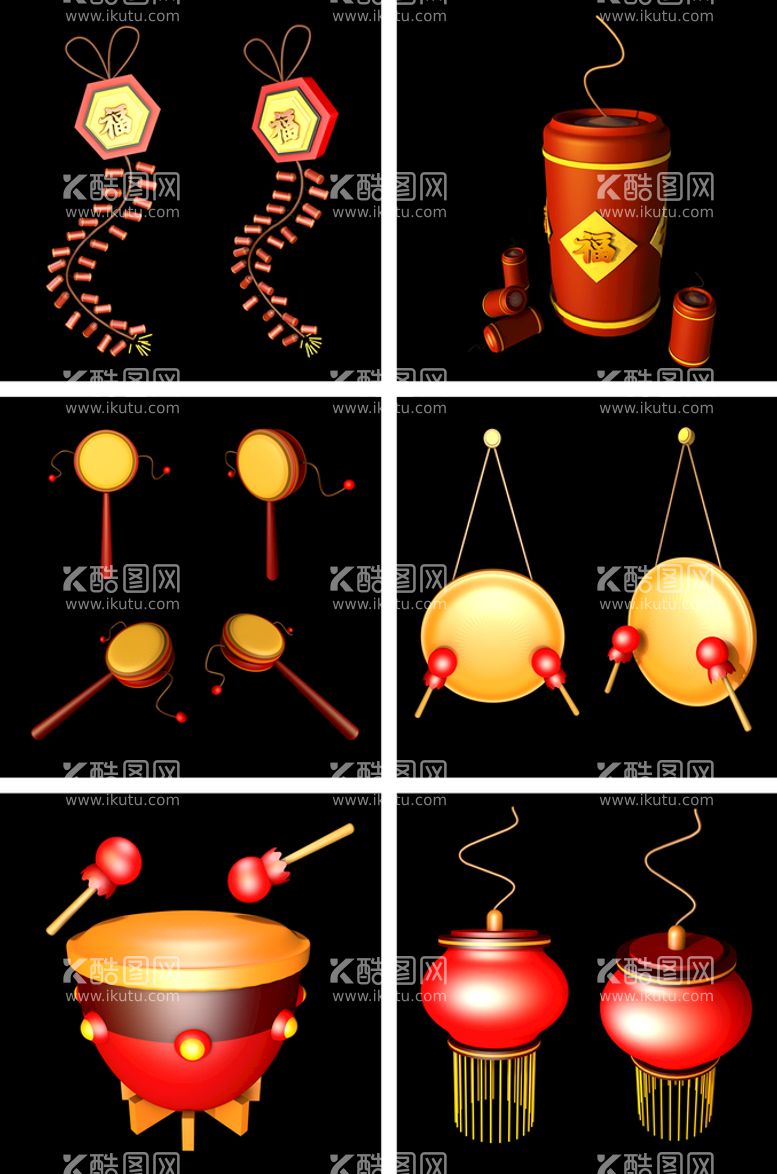 编号：90716410060831484879【酷图网】源文件下载-春节灯笼素材