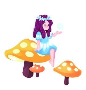 油菜花小姑娘风筝