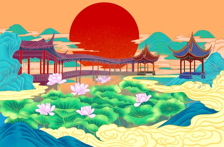 编号：53168505011600489962【酷图网】源文件下载-国潮插画