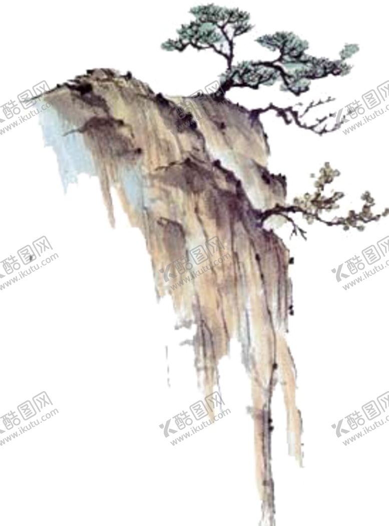编号：42617406302050489729【酷图网】源文件下载-水墨中国风迎客松