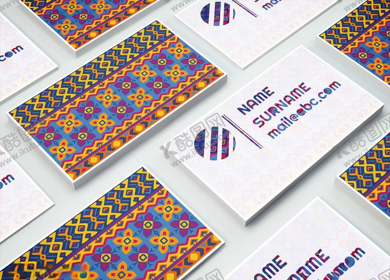 编号：66347510092323528489【酷图网】源文件下载-矢量名片模板