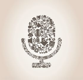 创意矢量音乐符号图案