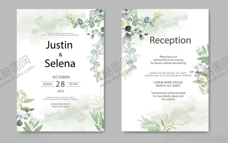 编号：20014311171940114668【酷图网】源文件下载-婚礼邀请函