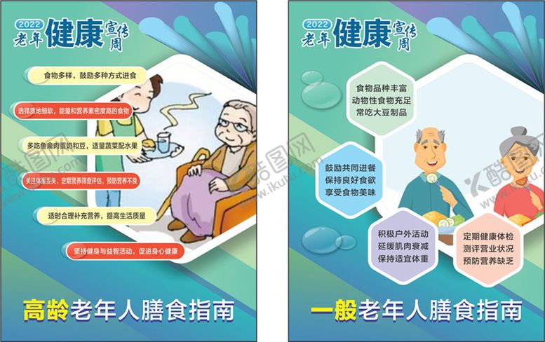 编号：91580609160652338042【酷图网】源文件下载-老年健康宣传周膳食指南