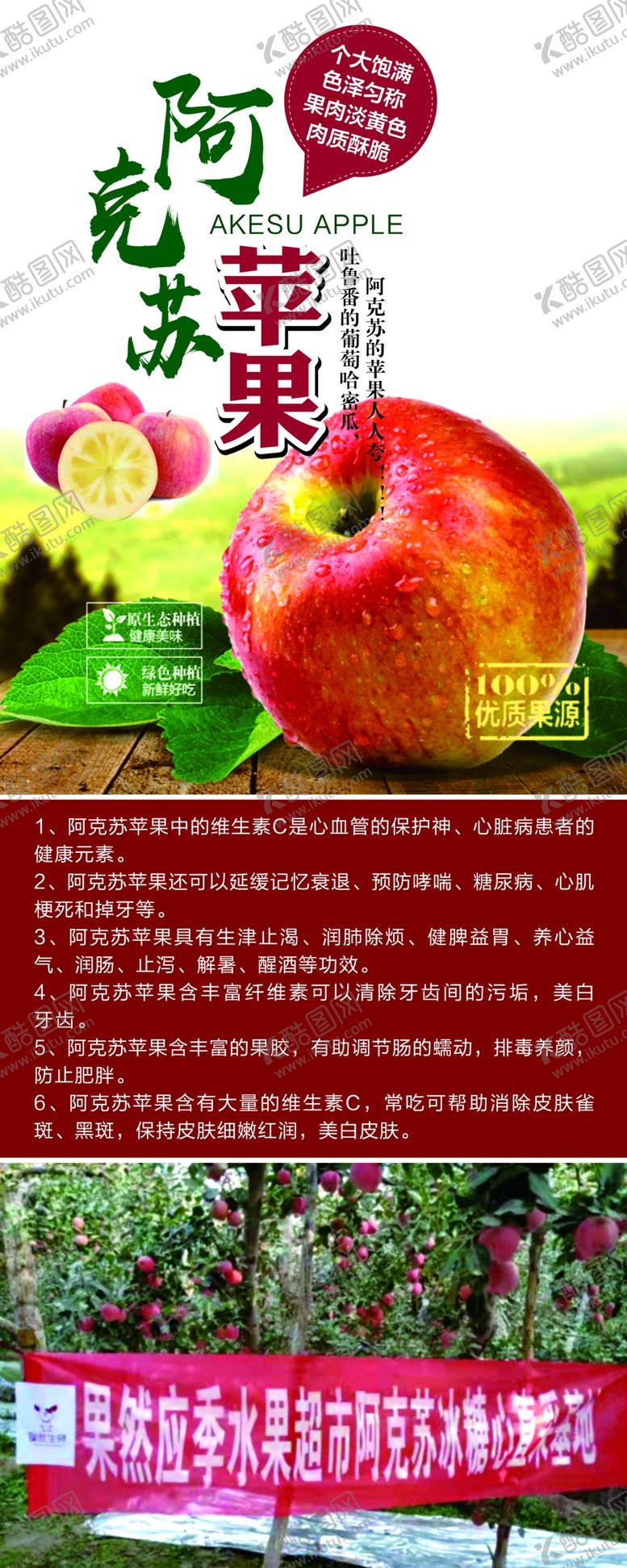编号：53031507051058133353【酷图网】源文件下载-阿克苏苹果