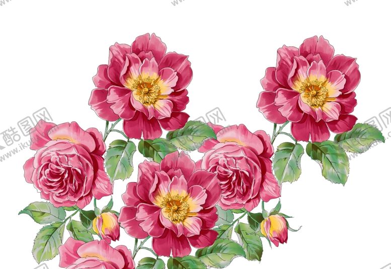 编号：98271410220330447194【酷图网】源文件下载-手绘花