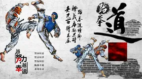 工装背景墙欧式电视水墨
