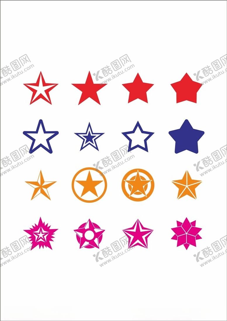 编号：56743102090710271137【酷图网】源文件下载-五角星