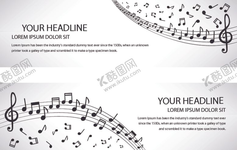 编号：34093109212243181007【酷图网】源文件下载-音乐横幅