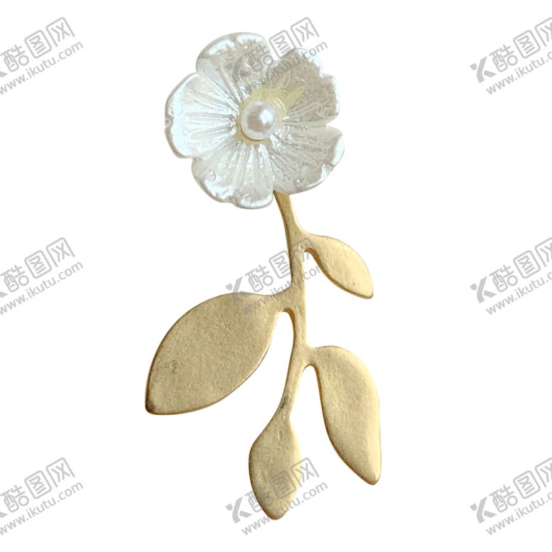 编号：38663109260848029702【酷图网】源文件下载-金叶子耳坠