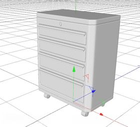 C4D模型抽屉