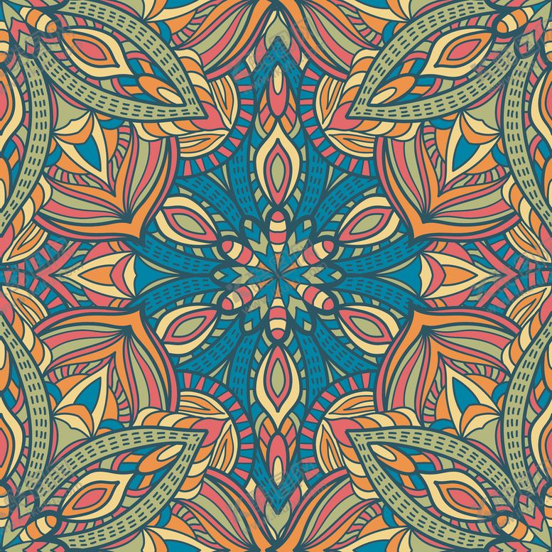 编号：48160209261313105217【酷图网】源文件下载-古典多彩底纹