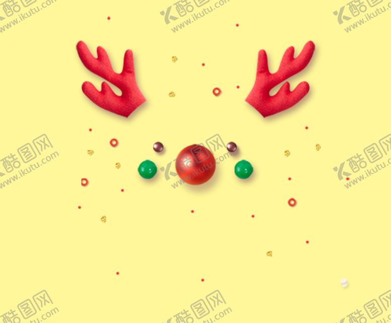 编号：13161009160747285235【酷图网】源文件下载-圣诞鹿角