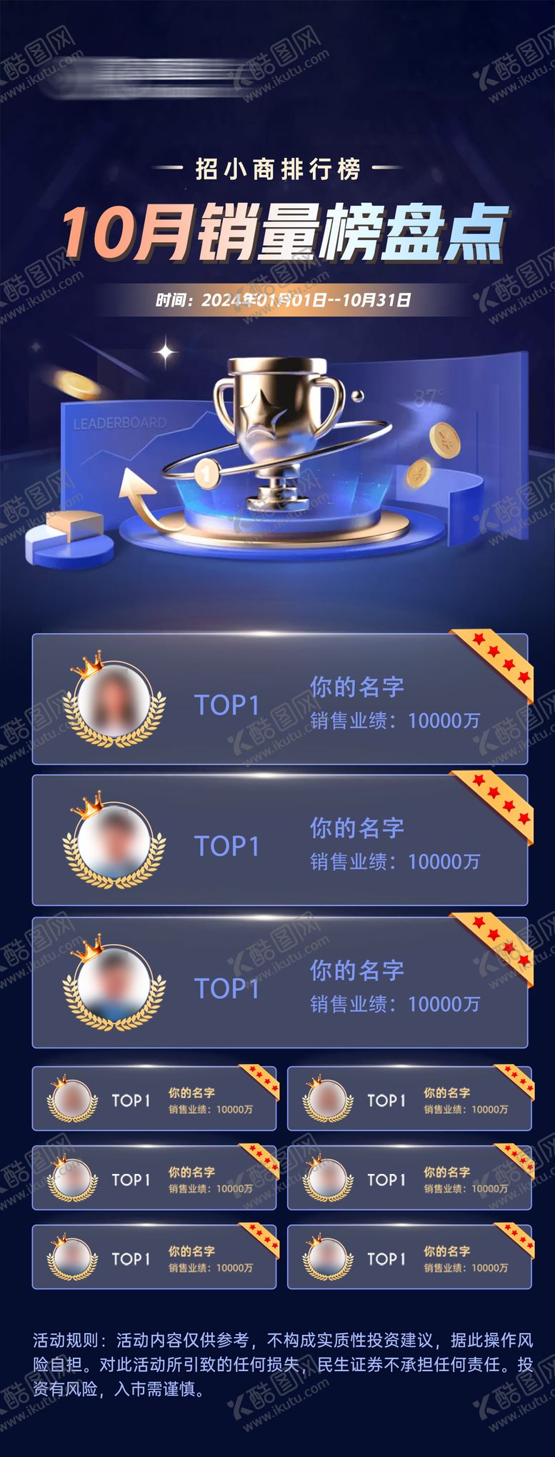 编号：82797912011507443478【酷图网】源文件下载-10月销量榜盘点海报