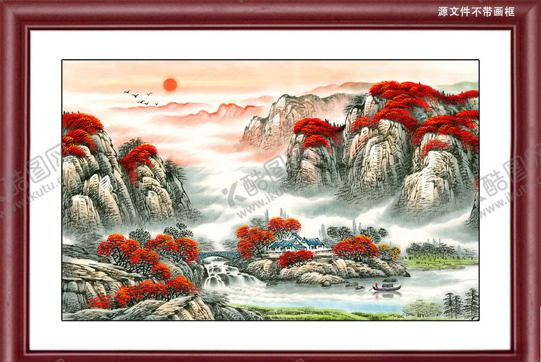 编号：10743504190523159713【酷图网】源文件下载-山水画