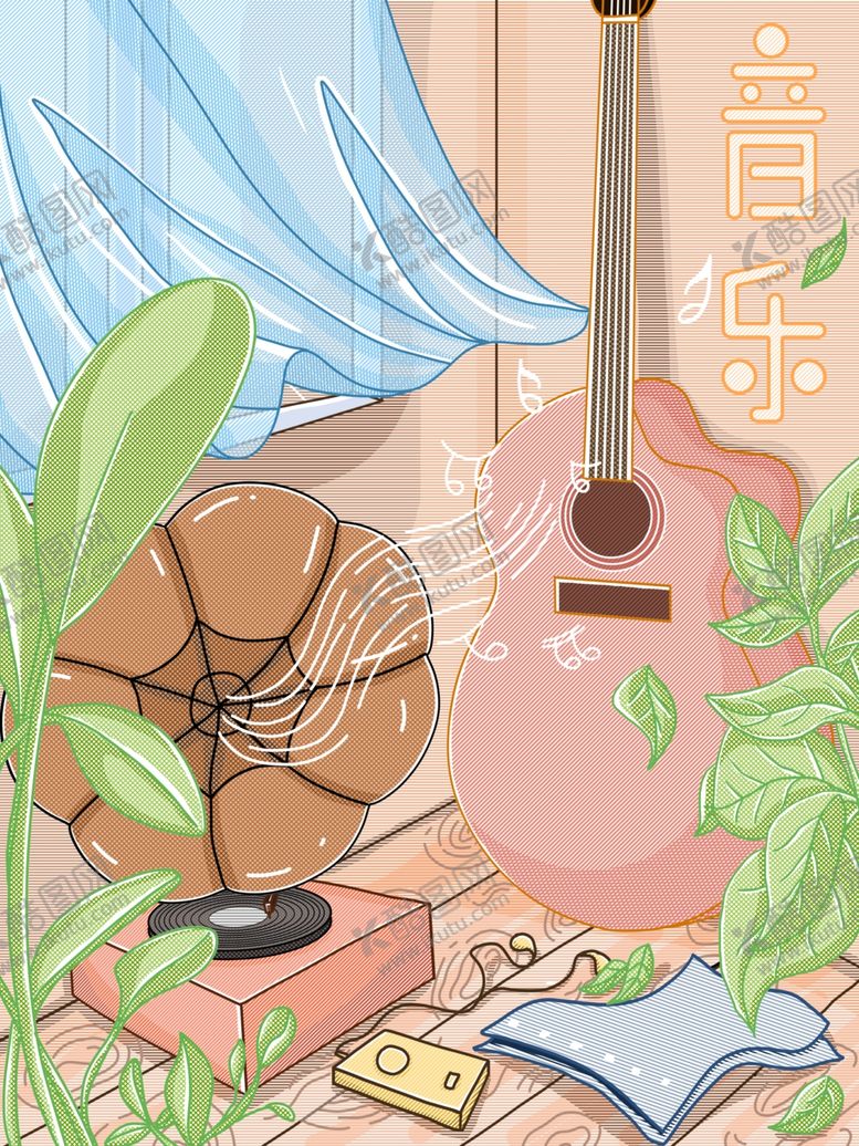 编号：29695206271321257574【酷图网】源文件下载-小清新简约创意海报图片