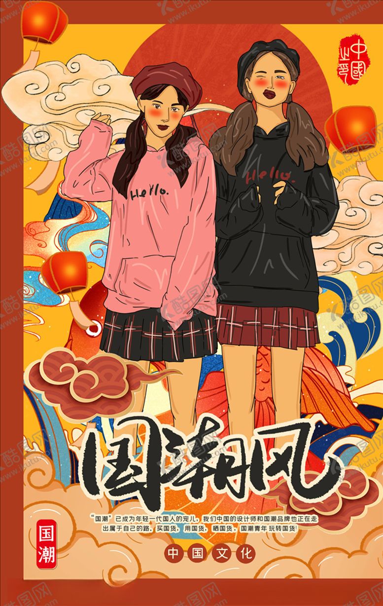 编号：76599105110935248428【酷图网】源文件下载-国潮海报