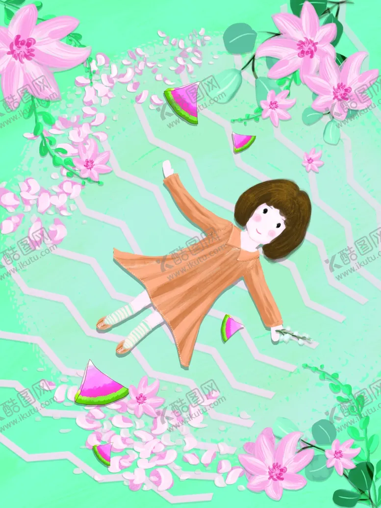 编号：43879104231737278040【酷图网】源文件下载-创意卡通插画图案