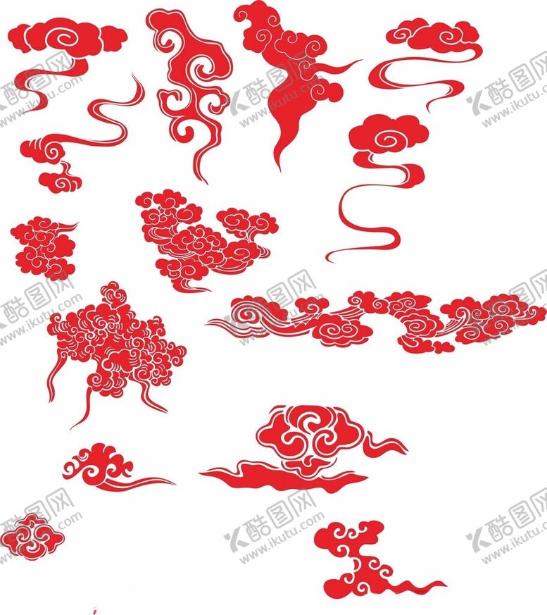 编号：69924502200920115928【酷图网】源文件下载-云纹祥云