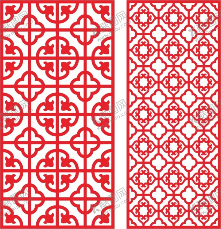 编号：38845102031758187576【酷图网】源文件下载-仿古门窗花