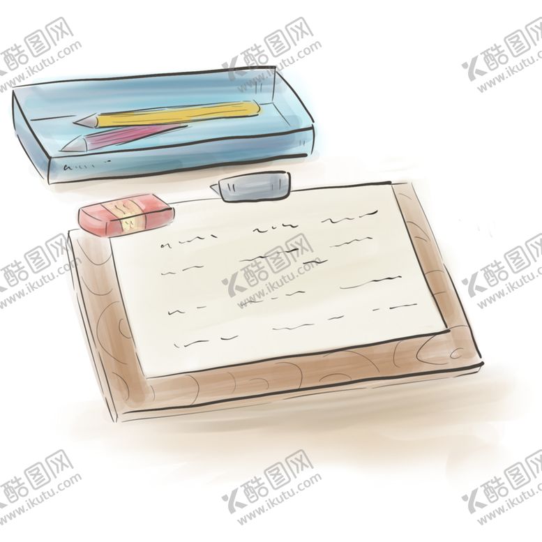 编号：39453807071116503426【酷图网】源文件下载-线稿素材文字文具小物品
