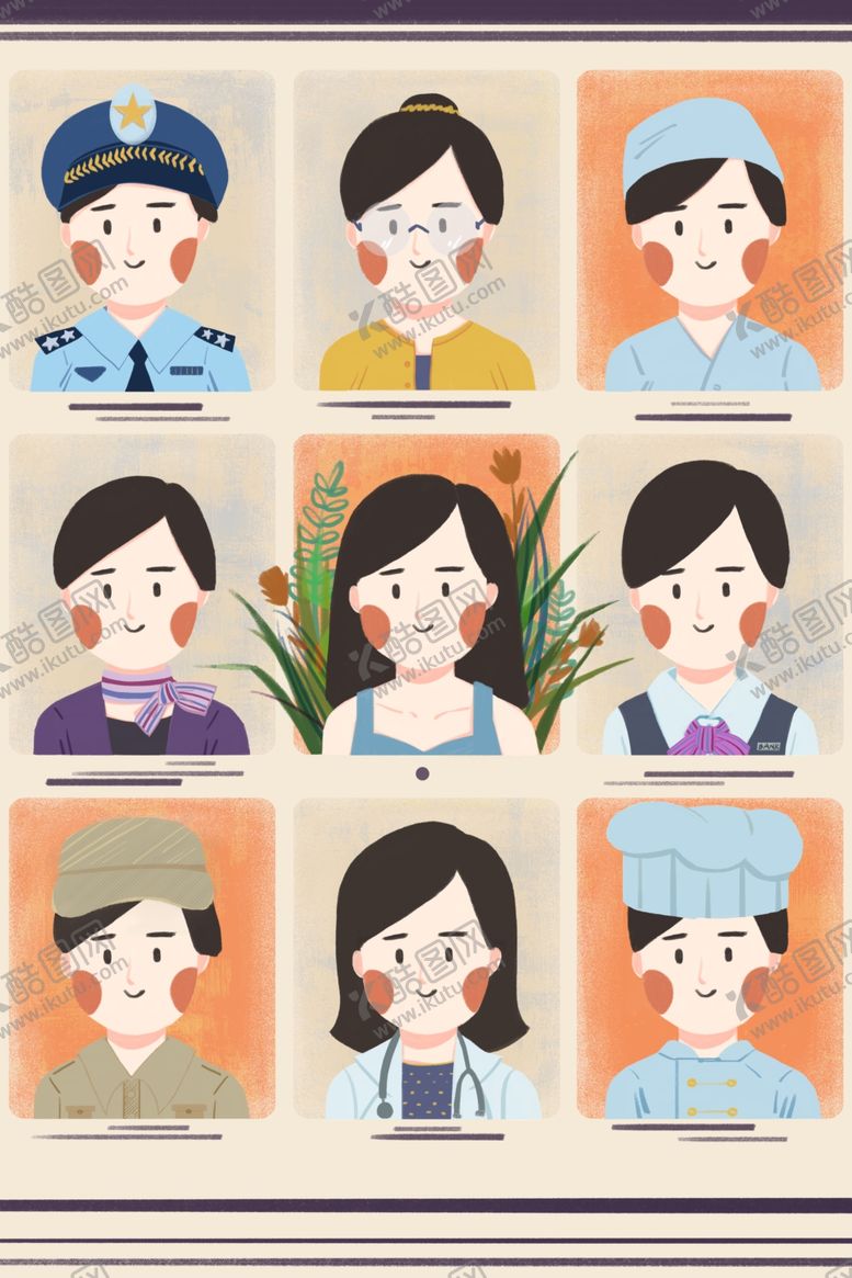 编号：92377510111516046388【酷图网】源文件下载-五一劳动节插画海报