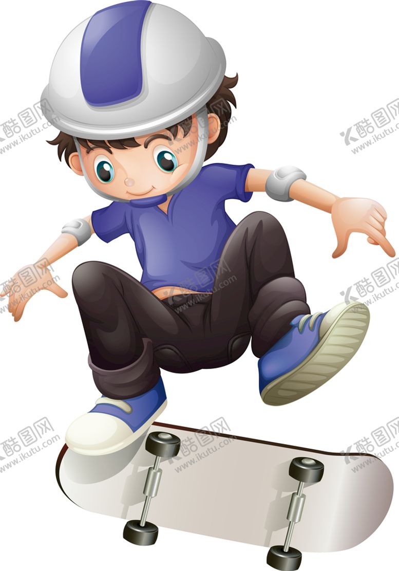 编号：67854909161133539253【酷图网】源文件下载-卡通滑板
