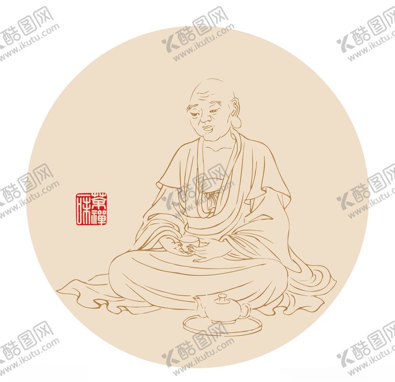 编号：93750807091712501424【酷图网】源文件下载-禅茶
