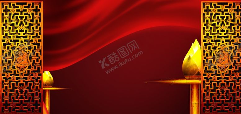 编号：73990306251534292729【酷图网】源文件下载-中国风地产广告屏风