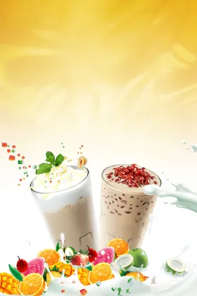 夏日饮品海报