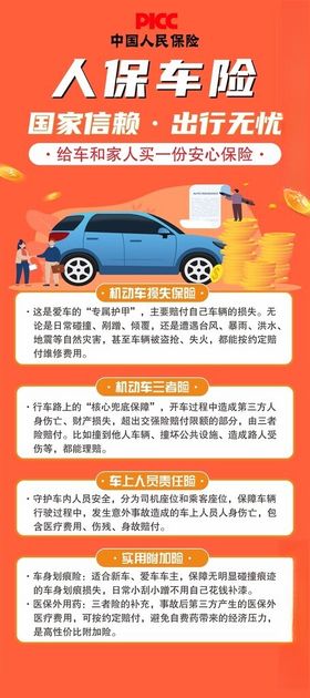 人车平安服务介绍海报