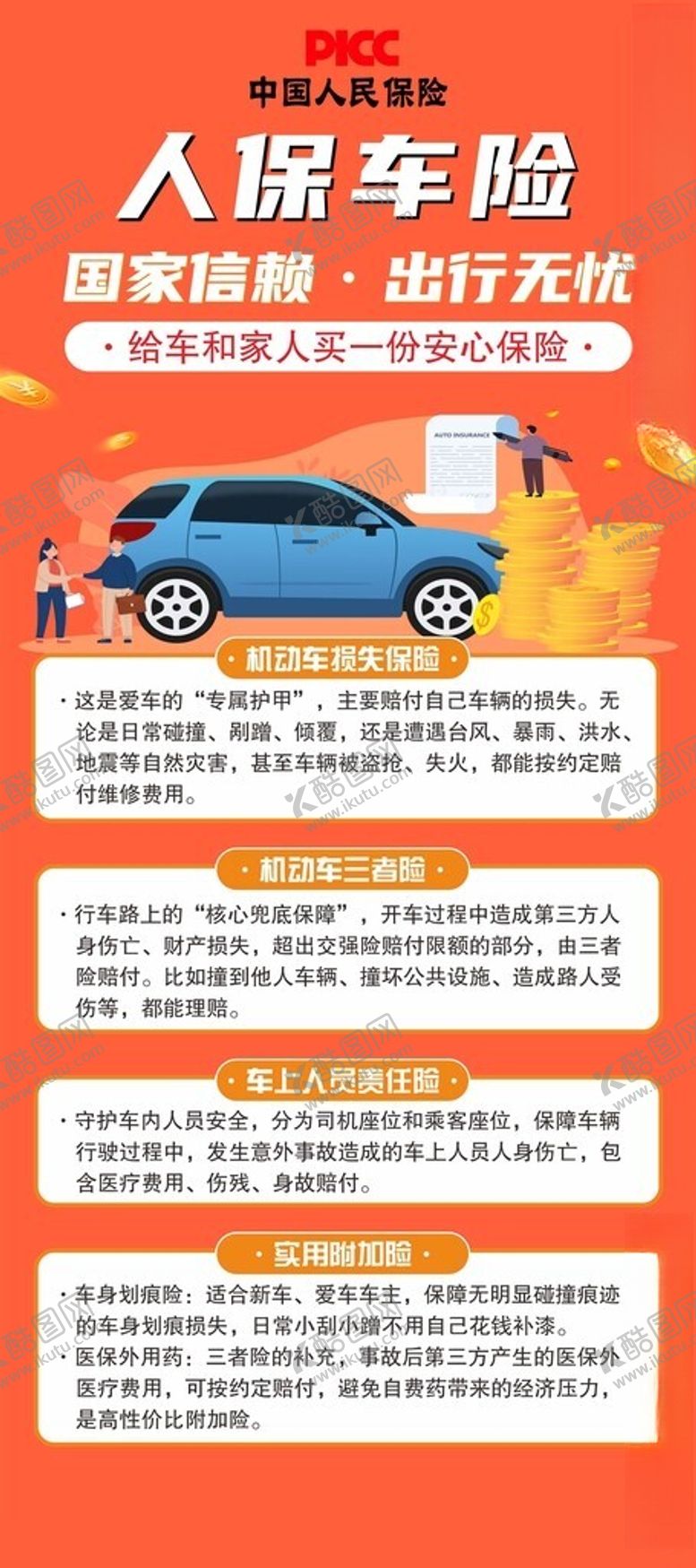 编号：95132905011843151093【酷图网】源文件下载-人车平安服务介绍海报