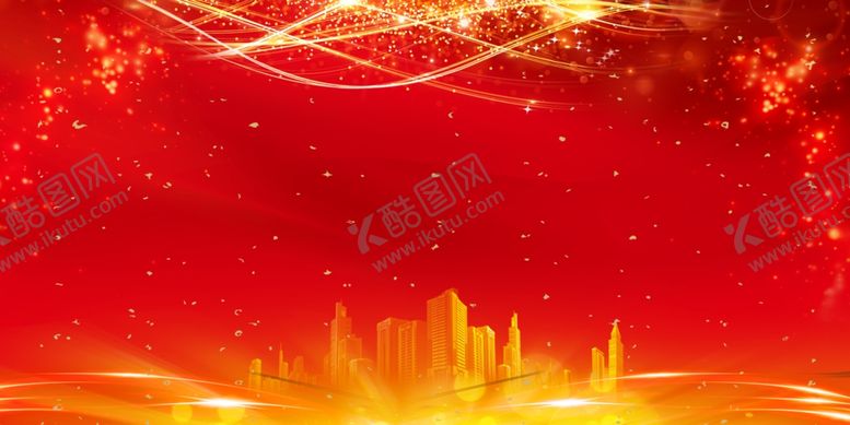 编号：67645201230254492136【酷图网】源文件下载-红色背景展板