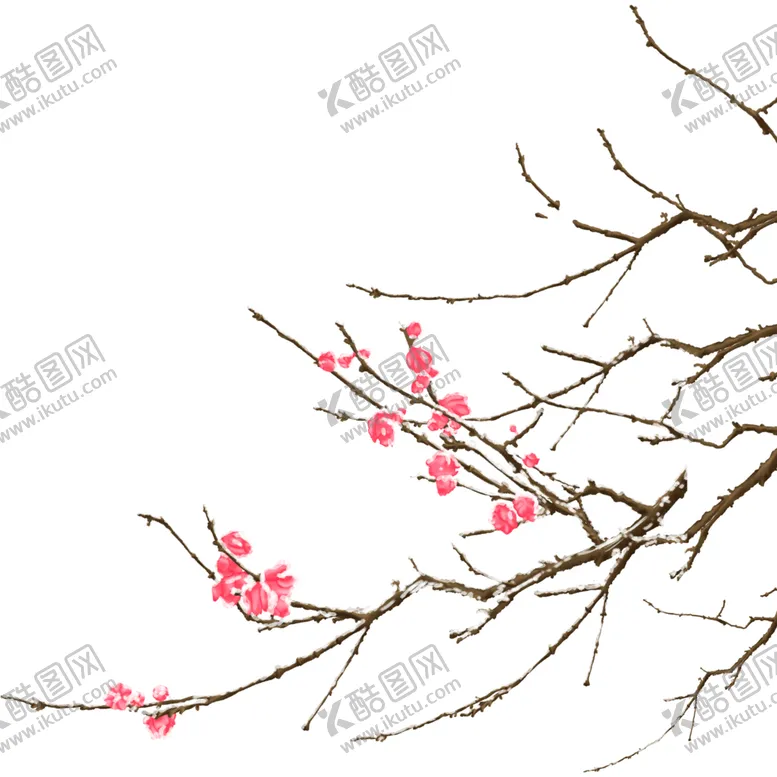 编号：59031805081407076869【酷图网】源文件下载-梅花树枝元素