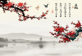 梅花影视墙