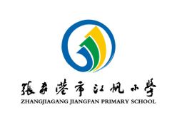 张家港市江帆小学 校徽 标志