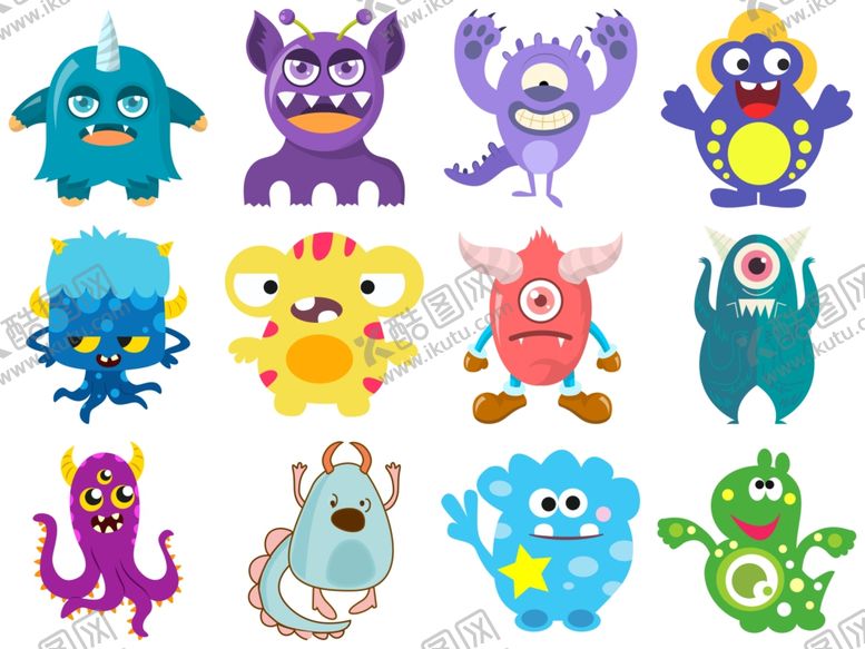 编号：46486809282314488799【酷图网】源文件下载-小怪物