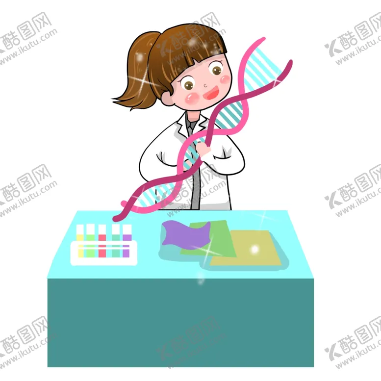 编号：62640604170050456983【酷图网】源文件下载-科学家与DAN基因模型