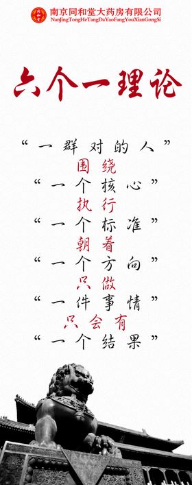 中医海报六个一理论